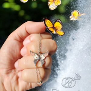Butterfly Silver Necklace  - Image 2