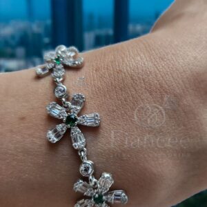 Daisy Silver Bracelet - Image 3